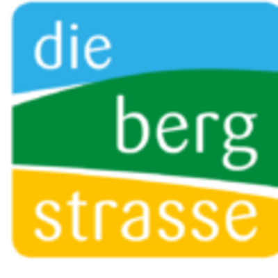 Logo des Tourismusservice Bergstraße in den Farben blau, grün, gelb